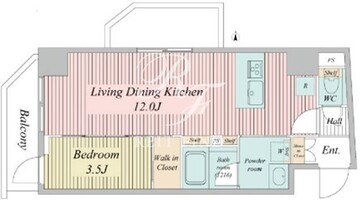 ハーモニーレジデンス東京ツリー 104 間取り図