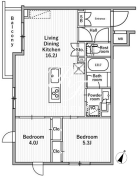 nido本蓮沼 210 間取り図