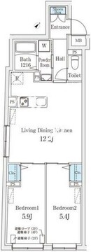 アグライア千石 104 間取り図