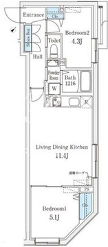 アグライア千石 201 間取り図