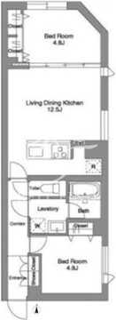 スタイリオ桜新町 101 間取り図