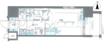 ズーム品川南 1005 間取り図