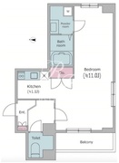 レジディア文京湯島2 1202 間取り図