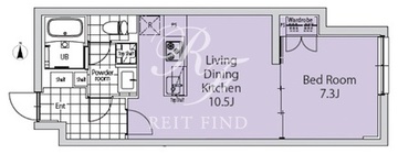 エクサム新中野2 302 間取り図