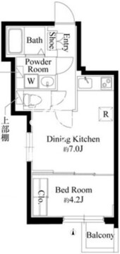 グランパセオ中目黒2 402 間取り図