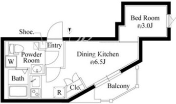 グランパセオ中目黒2 403 間取り図