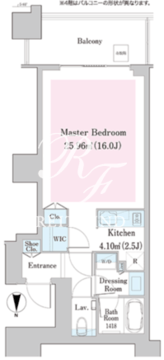 中野ステーションレジデンス 810 間取り図