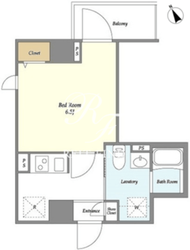 弘進ビル 202 間取り図