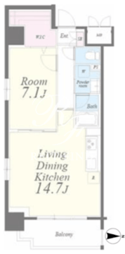 テラハウス 901 間取り図