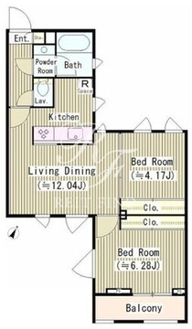 西馬込テラスコート 212 間取り図