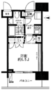 レジディア大森東 406 間取り図