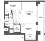 ルーウェ東大泉 504 間取り図