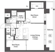 ルーウェ東大泉 505 間取り図