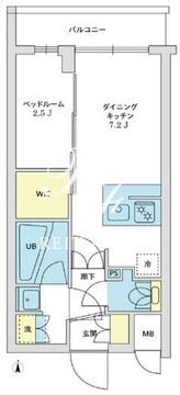 アジールコート豪徳寺 105 間取り図