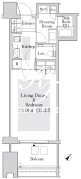 ラ・トゥール新宿ガーデン 3007 間取り図