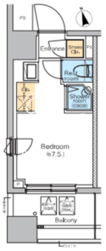 トモア品川中延 901 間取り図