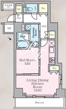 ラグゼナ北千住2 505 間取り図