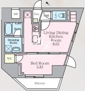 ラグゼナ北千住2 601 間取り図