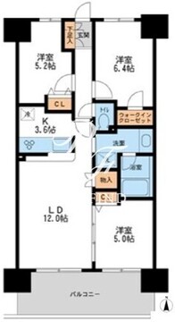 レジディア南千住 912 間取り図