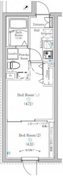 上池台1丁目マンション 203 間取り図