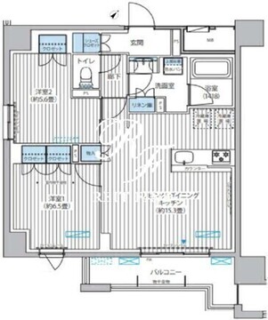 メゾンクロロ 703 間取り図
