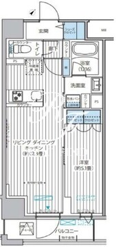 メゾンクロロ 303 間取り図