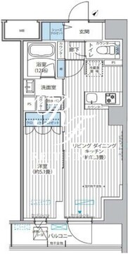メゾンクロロ 602 間取り図