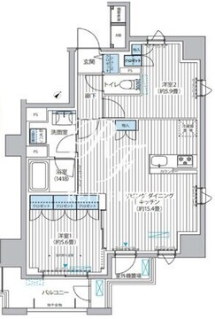 メゾンクロロ 801 間取り図