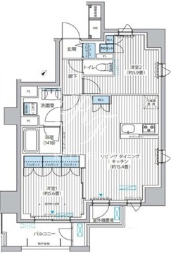 メゾンクロロ 501 間取り図