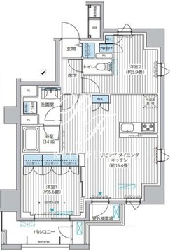 メゾンクロロ 601 間取り図