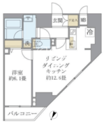 エレミ本蓮沼 1301 間取り図