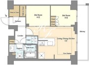 オアーゼ日暮里レジデンス 1003 間取り図