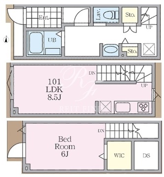 MOK-TERRACE 358 101 間取り図