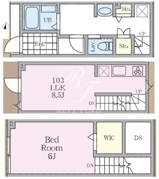 MOK-TERRACE 358 103 間取り図