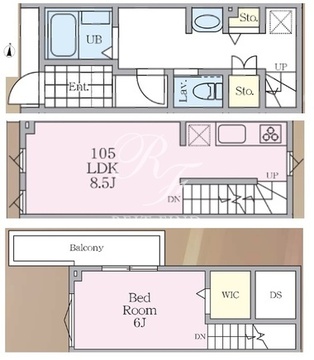 MOK-TERRACE 358 105 間取り図