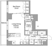 プラネソシエプラス旗の台 502 間取り図