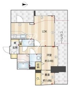 レジデンス渋谷富ヶ谷 802 間取り図