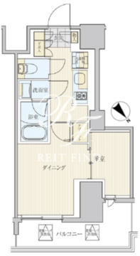 リビオメゾン南砂町 1011 間取り図