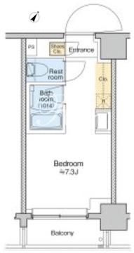 トモア田端 312 間取り図