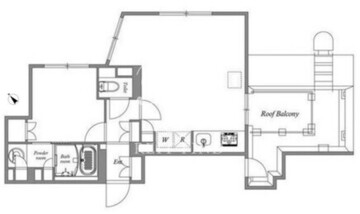 アスティーレ用賀2 503 間取り図
