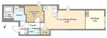 タスキスマート新大塚3 102 間取り図