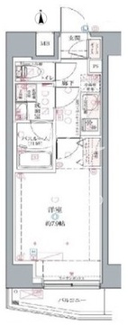 クレヴィスタ中野 101 間取り図