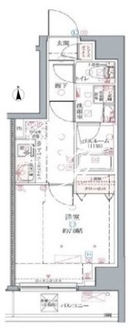 クレヴィスタ中野 301 間取り図