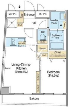 Fuu Oimachi by LATIERRA 307 間取り図