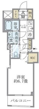プルミエ市谷薬王寺 202 間取り図