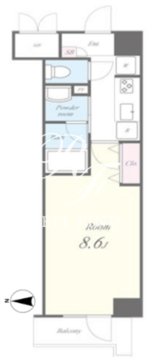 グレースランド 204 間取り図