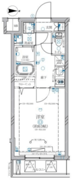 ディアレイシャス等々力 303 間取り図