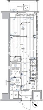 プレミアムキューブ西荻窪#mo 104 間取り図