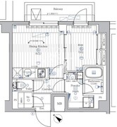 プレミアムキューブ西荻窪#mo 701 間取り図