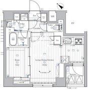 プレミアムキューブ西荻窪#mo 606 間取り図